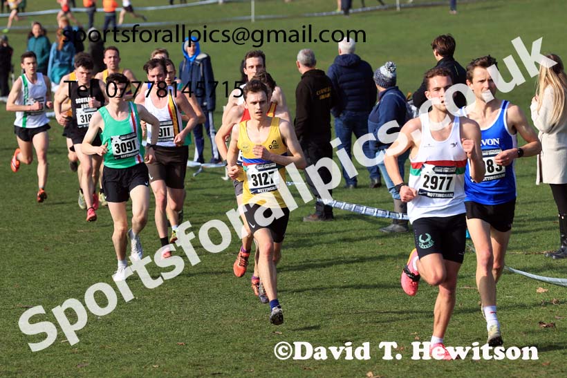 Senior Men, 2024 CAU Inter Counties Cross Country Champs., Wollaton Park, Nottingham. Photo: David T. Hewitson/Sports for All Pics